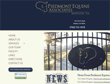 Tablet Screenshot of piedmontequine.com